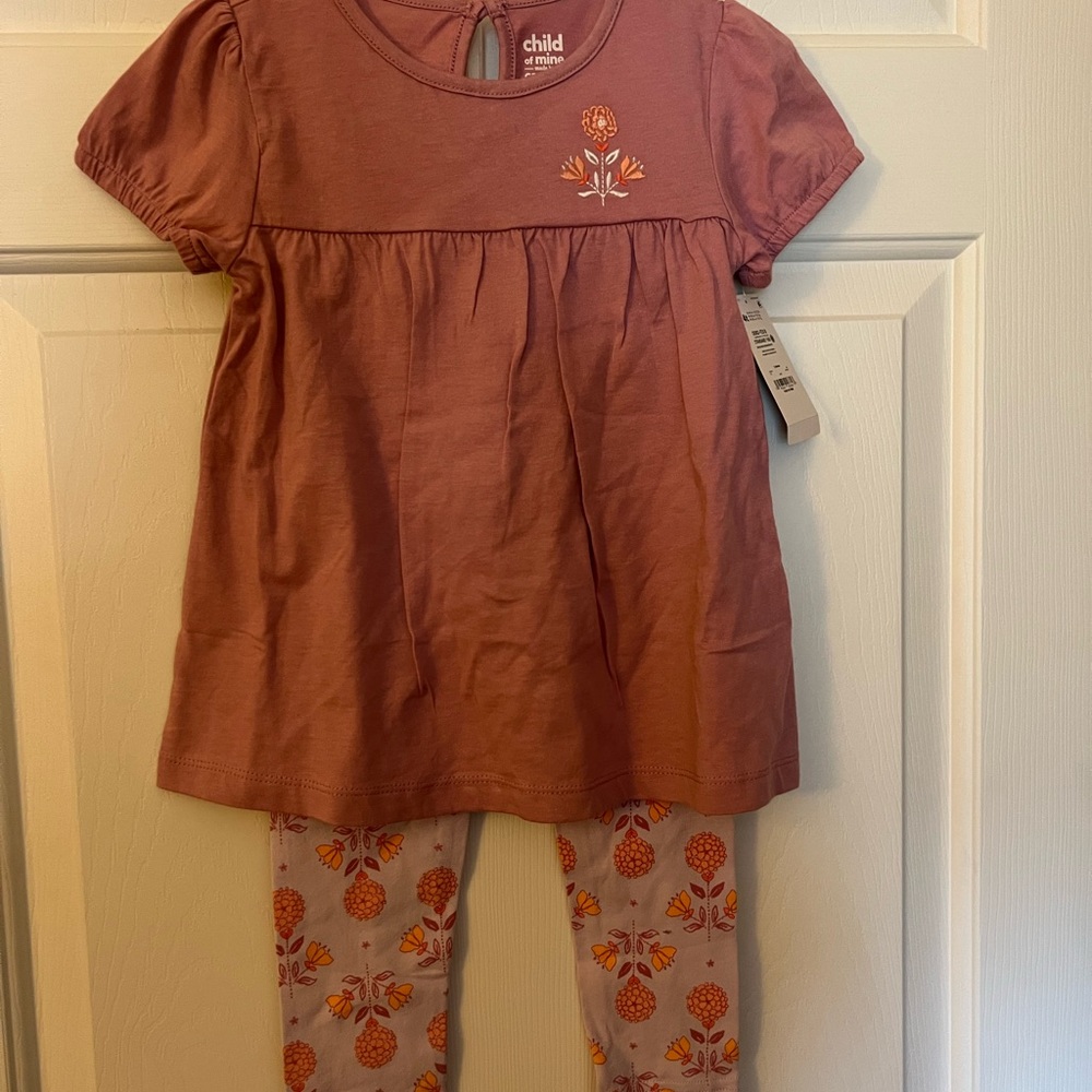 Carter's Pink and Orange Kids Matching Set